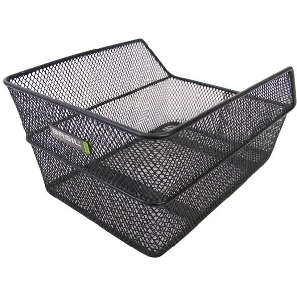 Basil Cento S - Panier à vélo - à l'arrière - noir