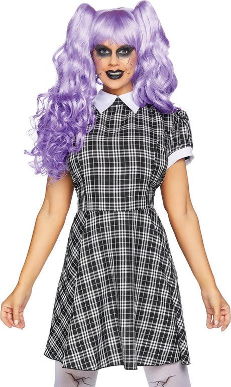 Leg avenue - Robe babydoll à carreaux