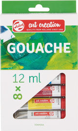 Talens art création gouache coffret 8x12ml