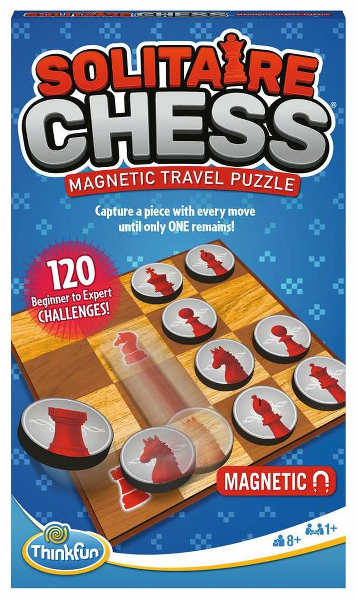 Puzzle de voyage magnétique d'échecs solitaire Ravensburger