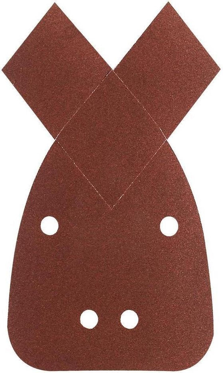 Jeu de 6 feuilles abrasives Bosch pour ponceuses multiples 95x135 mm - grain 80 ; 120 ; 180