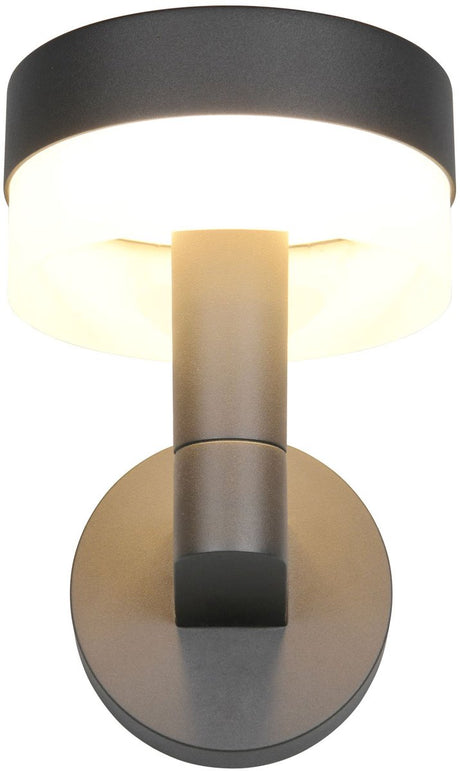 Trio mackenzie - applique - anthracite - incl. 1x SMD 8 W - montage mural - ne convient pas pour variateur externe - non dimmable - éclairage extérieur - IP54