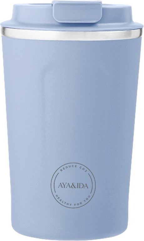 Aya ida aya ida - cup2go - tasse thermos - tasse à café - café à emporter - tasse de voyage - à emporter avec soi - 380ml - bleu poudre