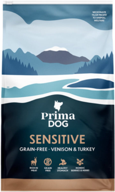 Primadog nourriture pour chien cerf dinde - sans céréales - 3 kilos