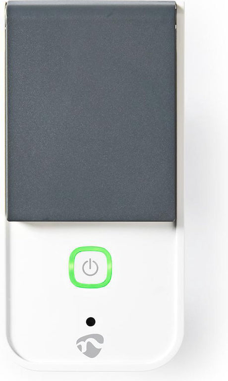 Prise intelligente Nedis smartlife - ip44 - compteur d'énergie - 3680 w - prise de terre type f (cee 7 7) - -30 - 40 °c - android ios - gris blanc - 1 pièce