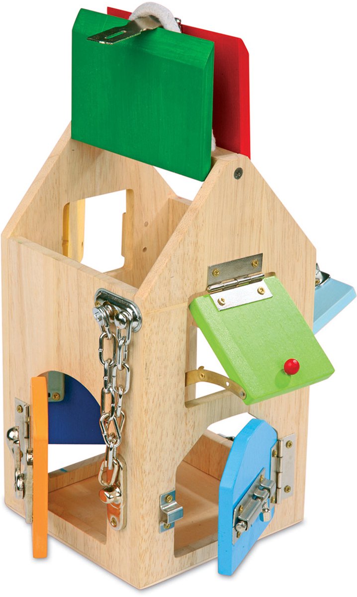 Maison de verrouillage en bois à petit pied