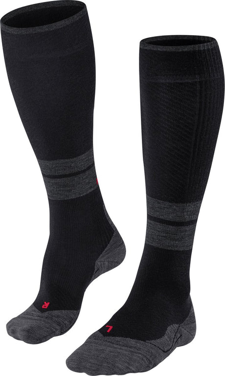 Falke tk energy avec compression laine matériau fonctionnel chaussettes de marche femme noir - taille 39-42 w1