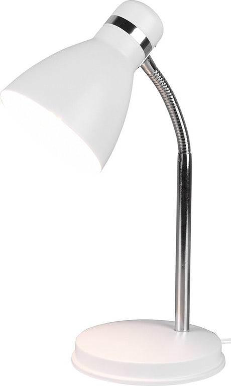 Rl live your light reality harvey - lampe de table - lampe de bureau - blanc mat - flex - excl. 1x e27 4w