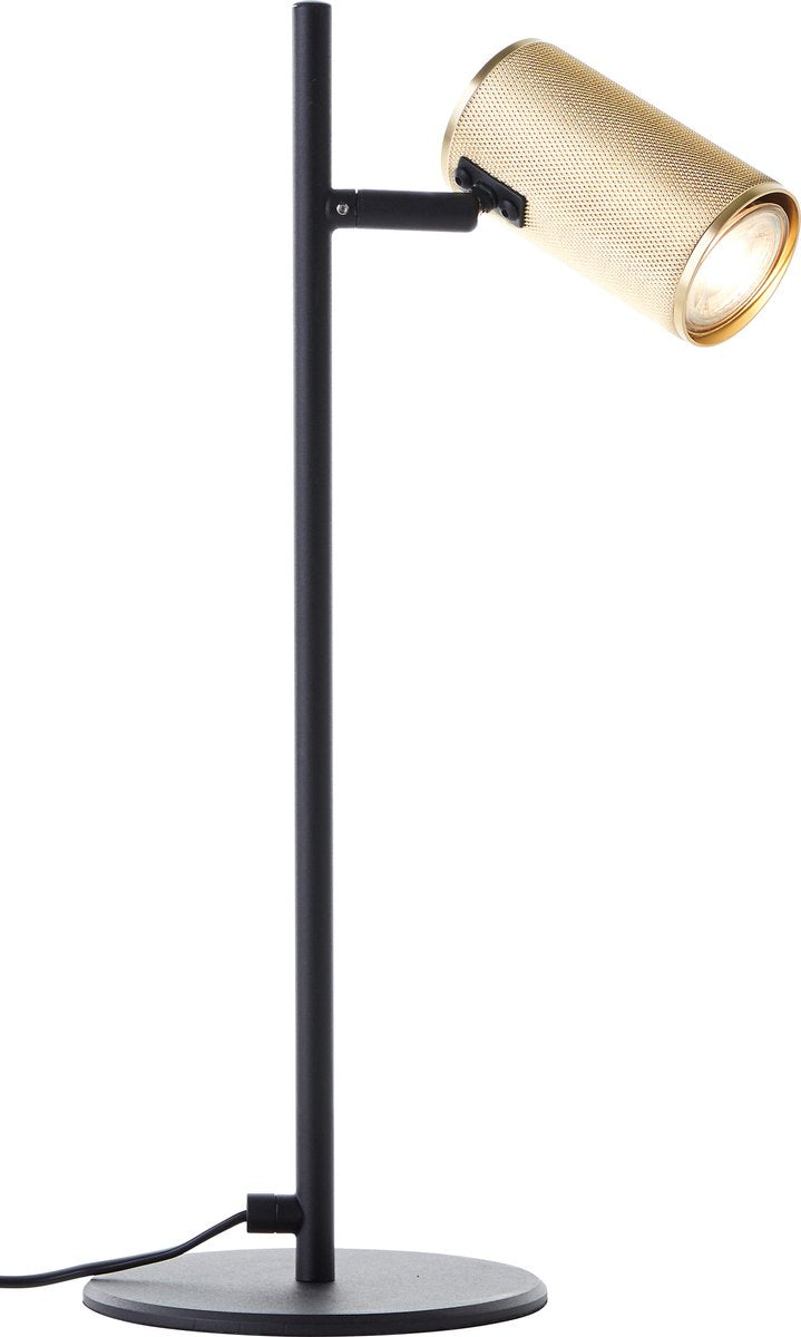 Brilliant Marty - lampe de table - led gu10 - or noir