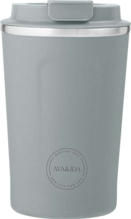 Aya ida aya ida - cup2go - tasse thermos - tasse à café - café à emporter - tasse de voyage - à emporter avec soi - 380ml - vert menthe