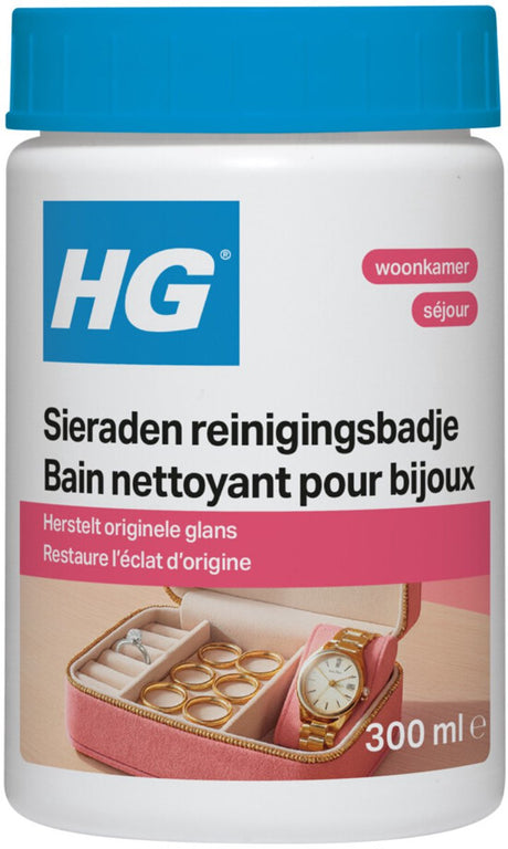 Bain de nettoyage de bijoux Hg | 2 pièces