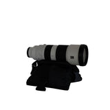 Pouf Buteo photo gear 1 modèle selle noir avec sangle de transport