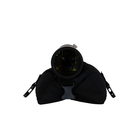 Pouf Buteo photo gear 1 modèle selle noir avec sangle de transport