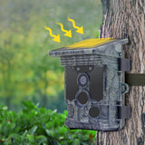 Caméra de surveillance de la faune solaire 4k wifi fox à équipement furtif