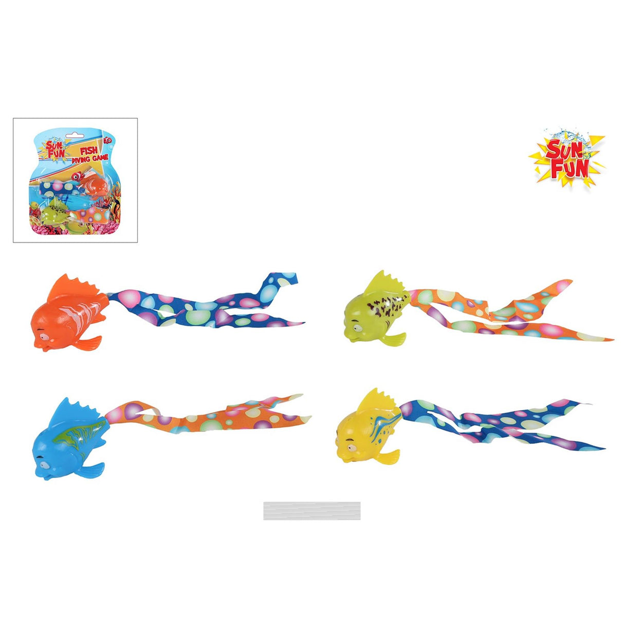 Pêche au jeu de plongée amusante au soleil, 2 pièces.