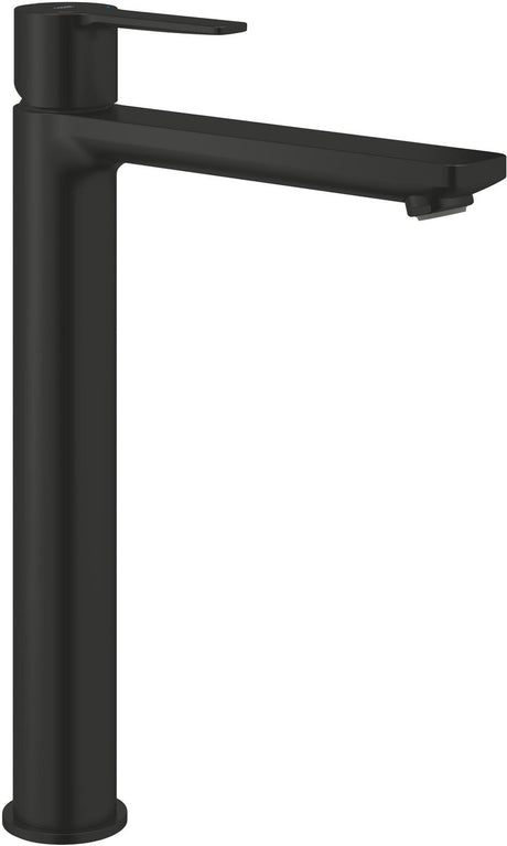 Grohe Lineare nouveau mitigeur de lavabo en saillie taille XL – pour lavabos – ecojoy – fastfixation plus – noir mat