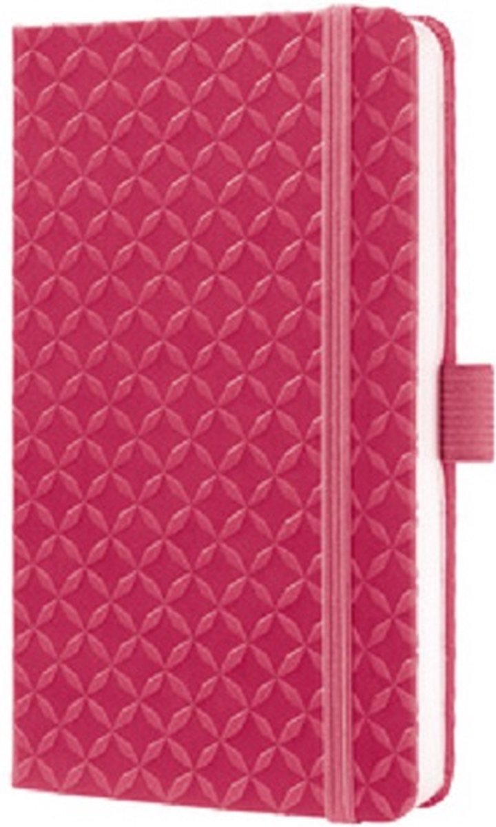 Sigel - carnet - jolie flair - a5 - couverture rigide - 174 pages - ligne - papier 80 grammes - rose fuchsia - si-jn105