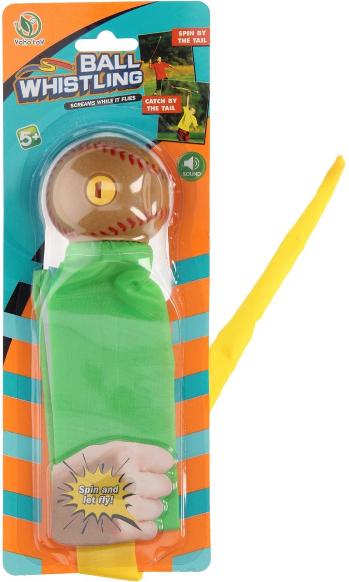 Lobbe des jouets, par exemple lancer une balle avec un sifflet