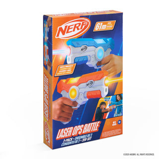 Hasbro nerf - arène d'opérations laser - pack valeur 2