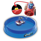 Silverlit spinner mad 2 pack de combat de luxe - 2 shakers, 2 toupies, 1 arène de combat