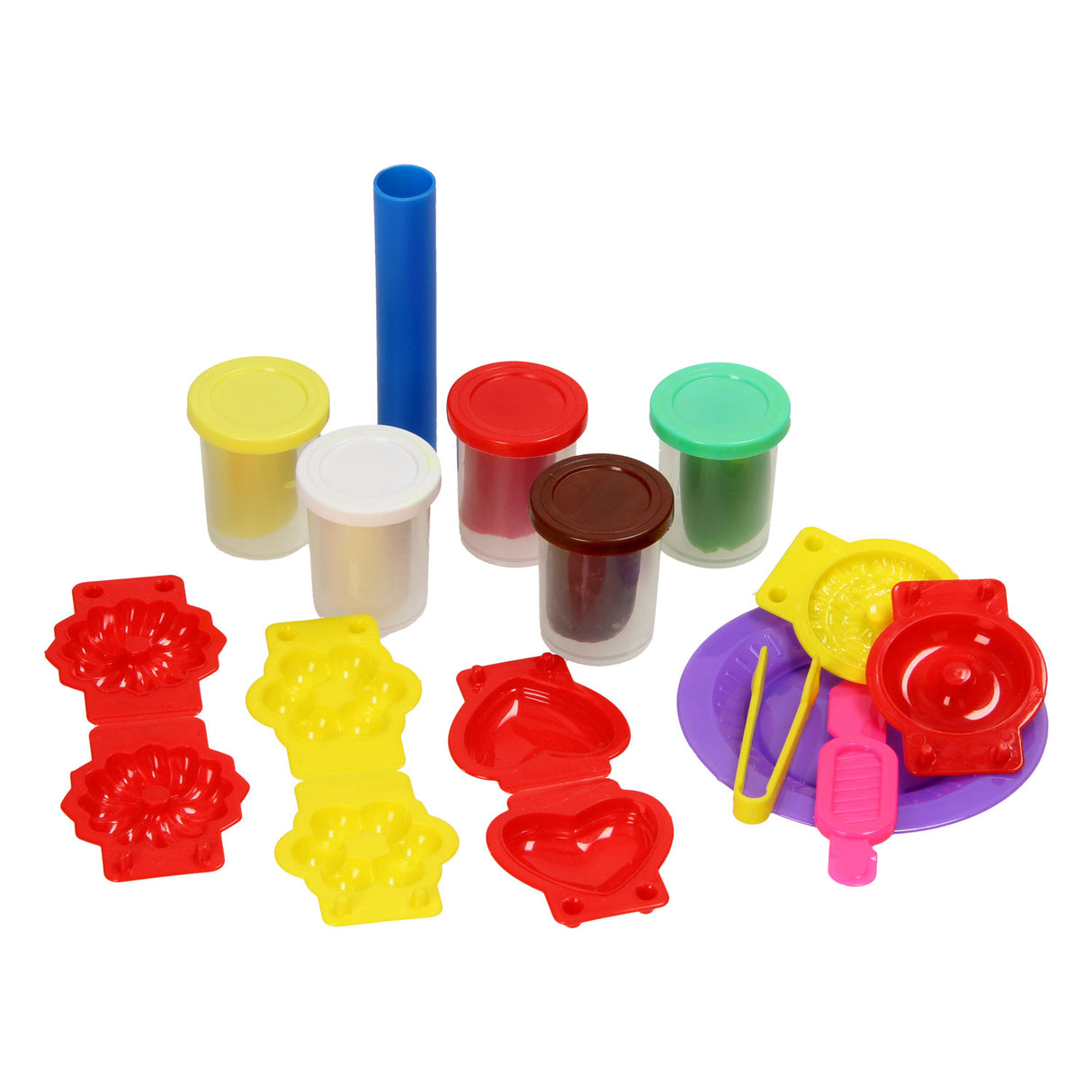 Ensemble de biscuits en argile