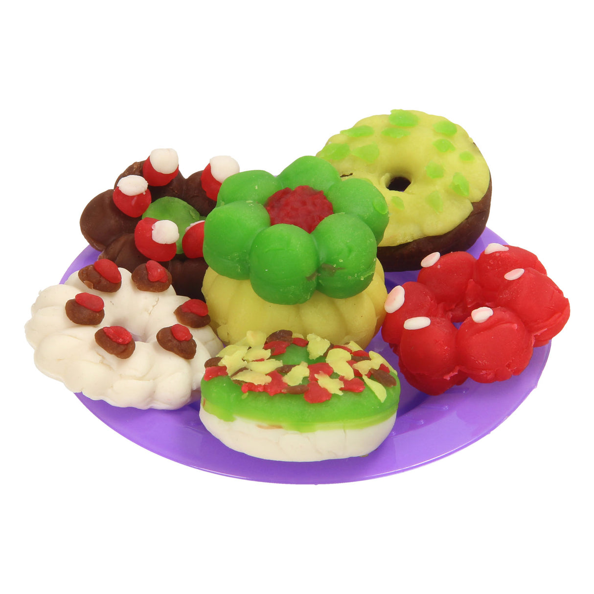 Ensemble de biscuits en argile