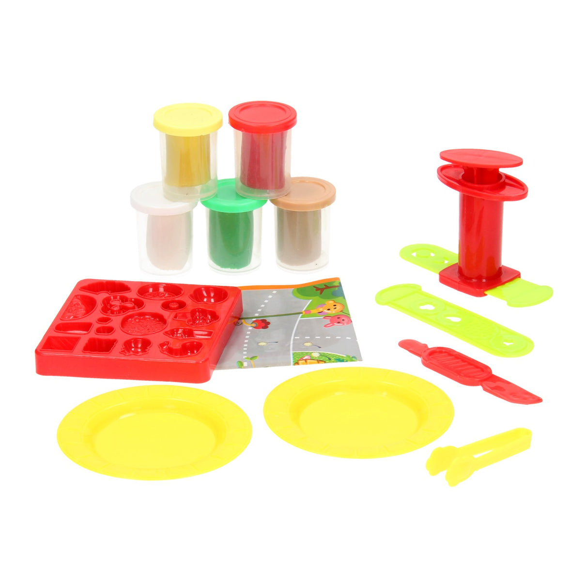 Set pizza et pâtes en terre cuite - 5 pots en terre cuite