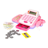 Caisse enregistreuse jouet rose