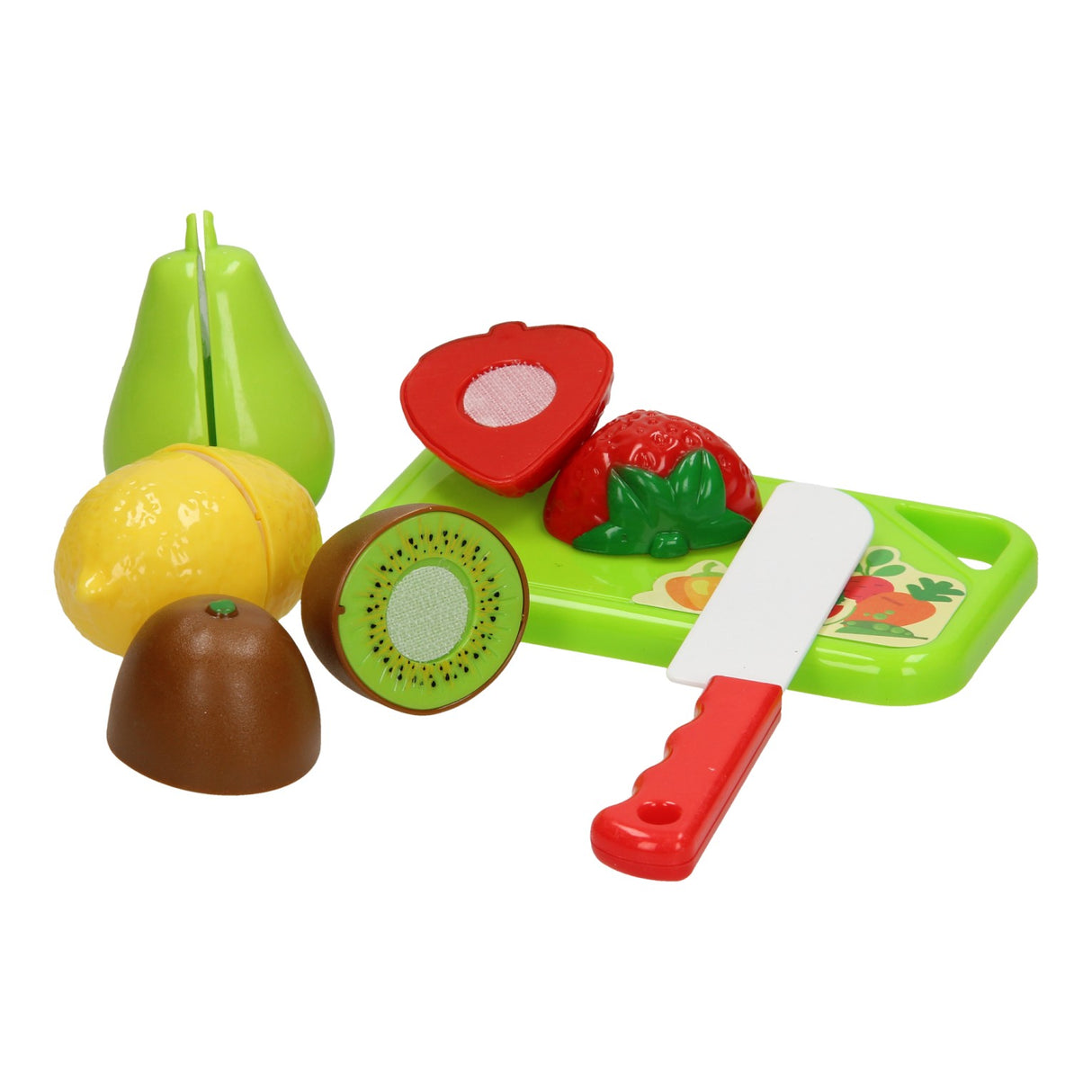 Couper des fruits avec planche à découper, 10 pcs.