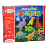 Gips Gieten Glow in the Dark Magnets Dino's