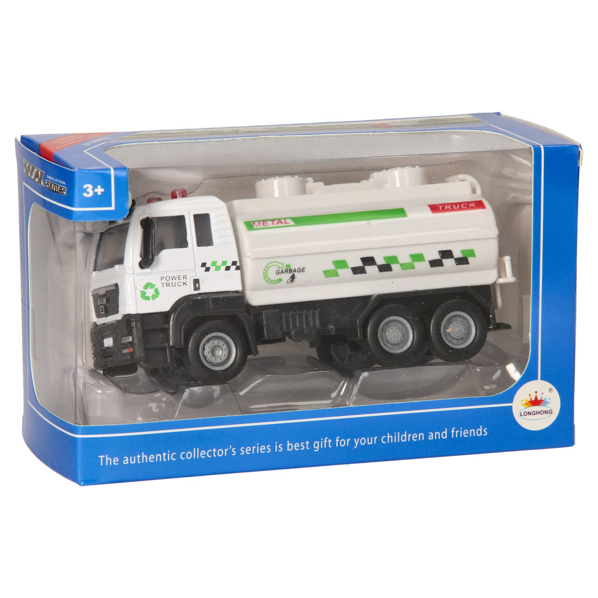 Die-cast Municipal Works Recycle Truck