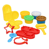Set d'argile pour restauration rapide - 4 pots en argile - 10 pcs.