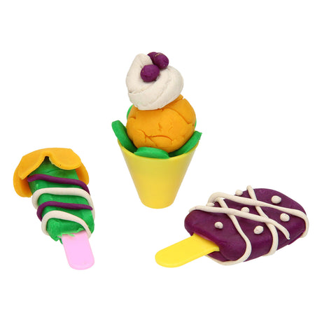 Ensemble de sucettes glacées en argile - 4 pots en argile