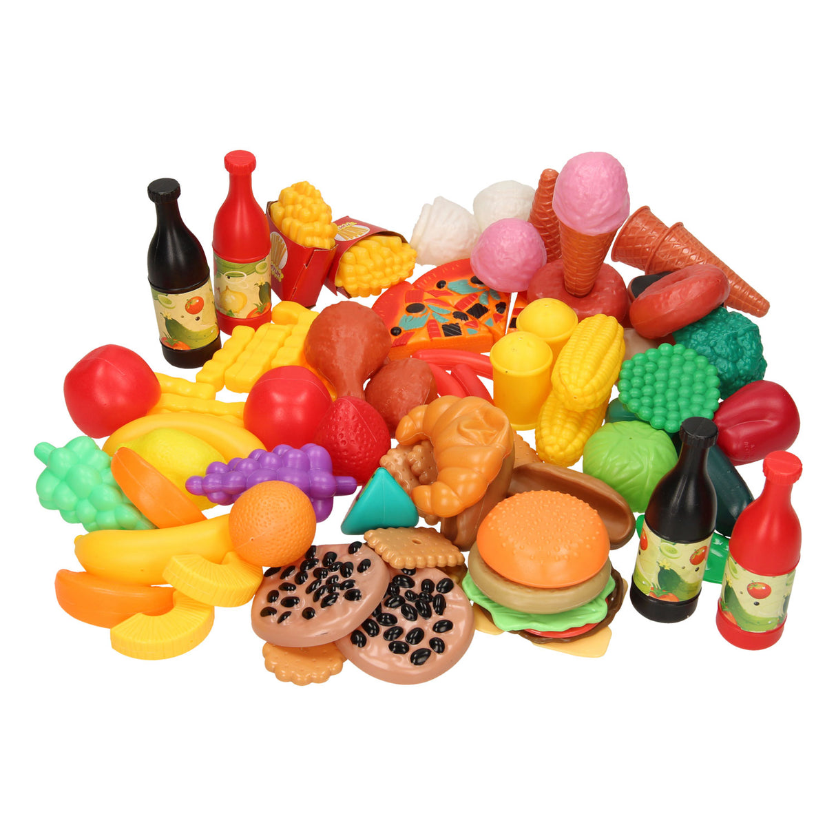 Jouer à la nourriture Megaset, 90 pièces.