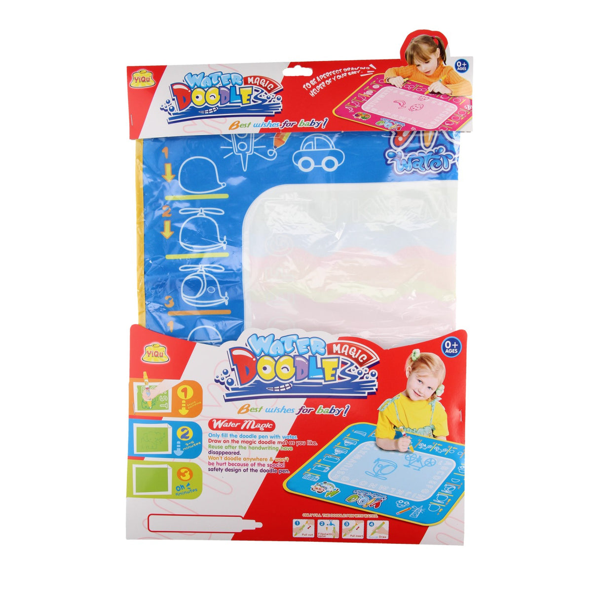 Magical Water Character Mat Blue, 70x50cm