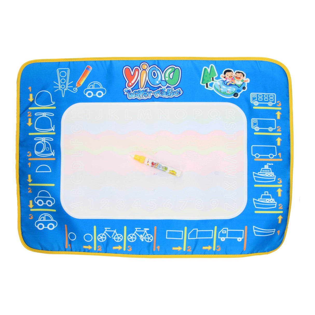 Magical Water Character Mat Blue, 70x50cm