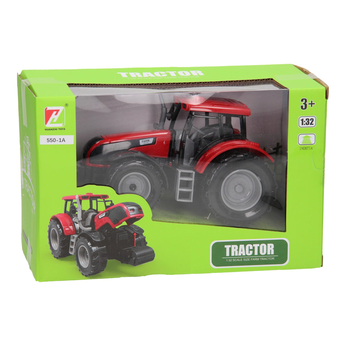 Tractor de plástico 1:32