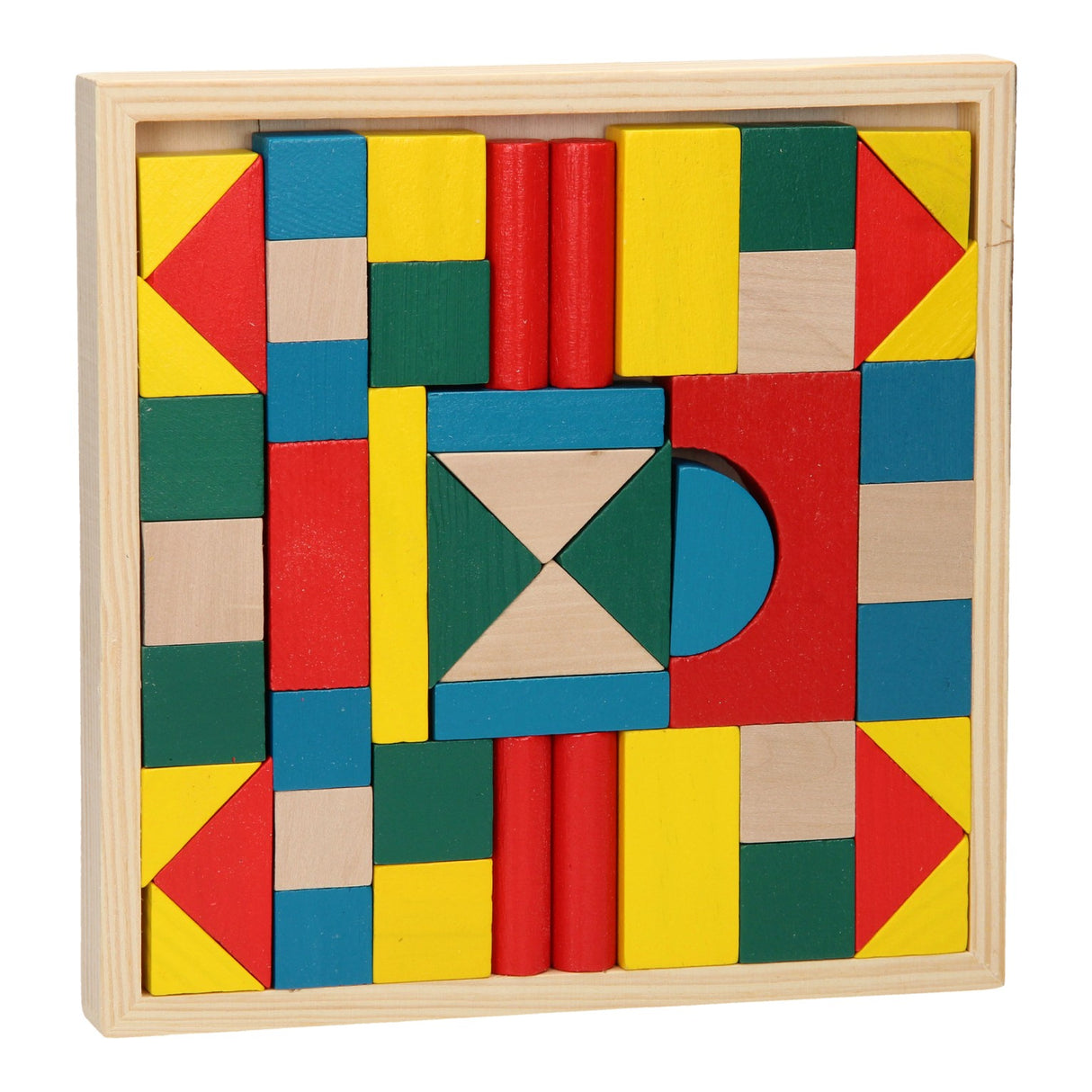 Blocs de construction en bois, 48 ​​pièces.