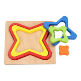 Puzzle forme en bois - forme papillon
