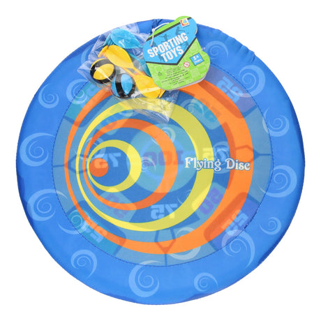 Frisbee cible velcro, 2 en 1