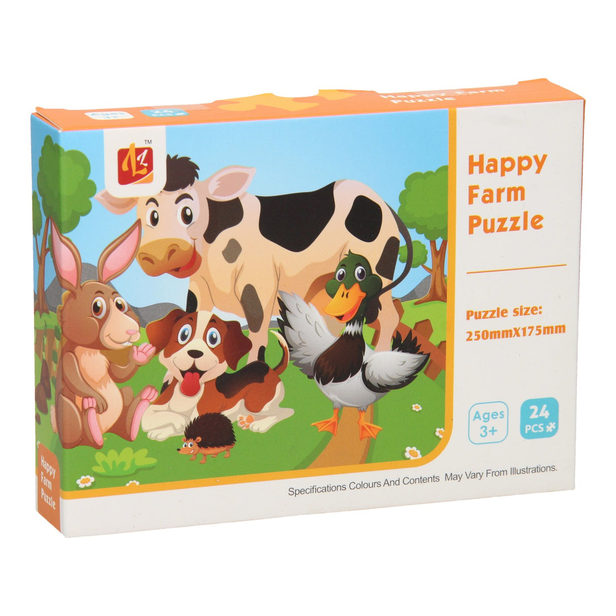 Ferme de puzzle, 24 pièces.