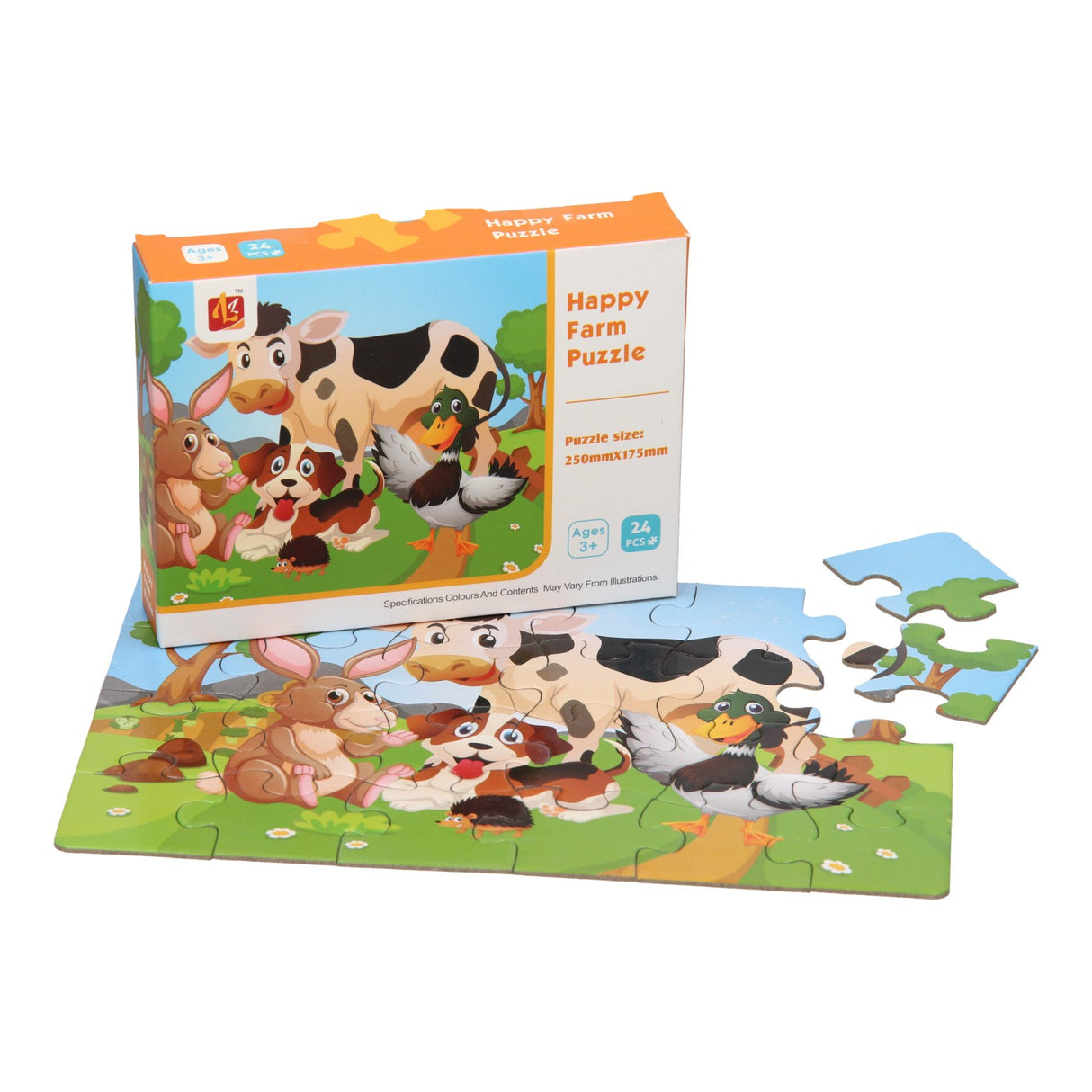 Ferme de puzzle, 24 pièces.