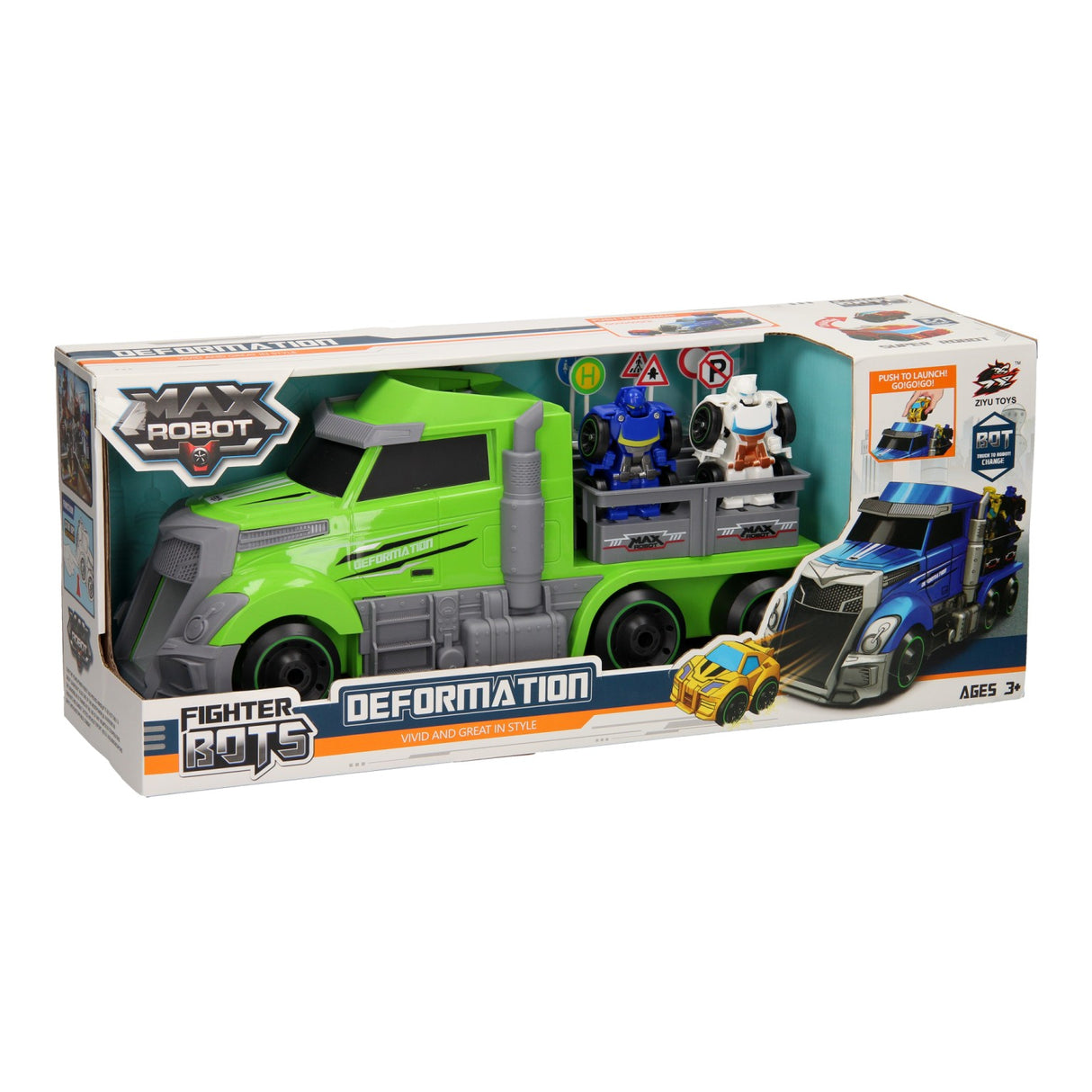 Max robot max robot transformering set mega green