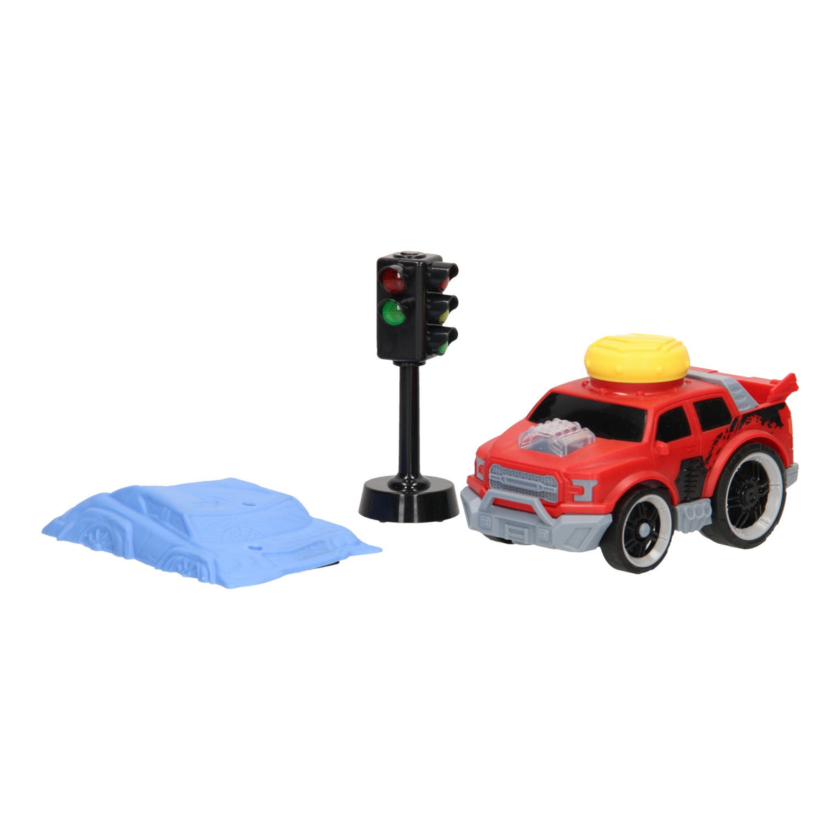 Coffret de voitures de cascade Crash - rouge