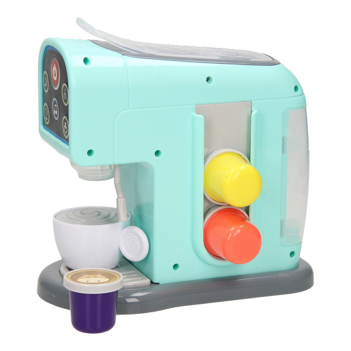 Toy coffee machine with cups