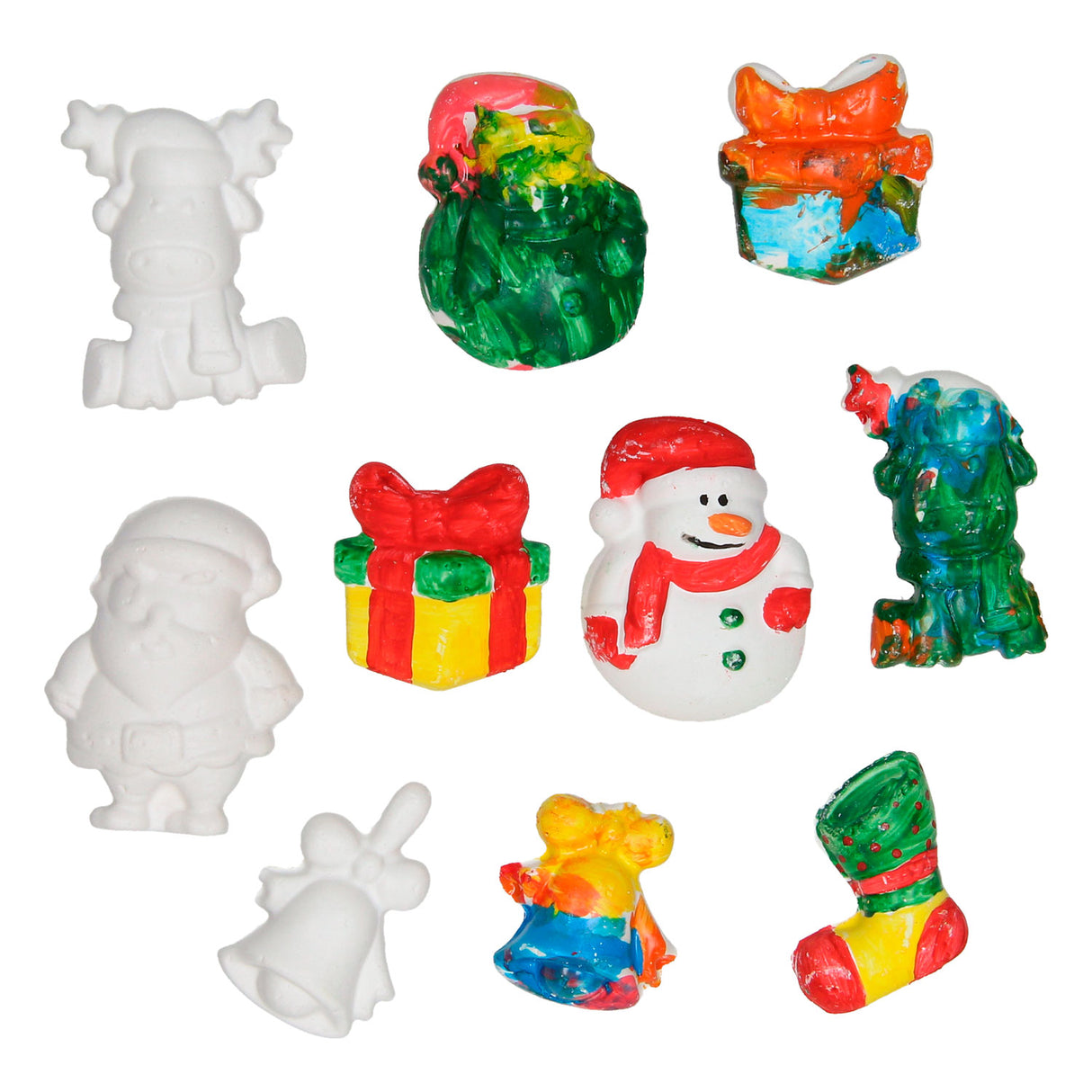Aimants en plâtre - Noël
