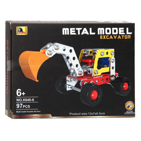Jeu de construction d'excavatrice, 95 pcs.