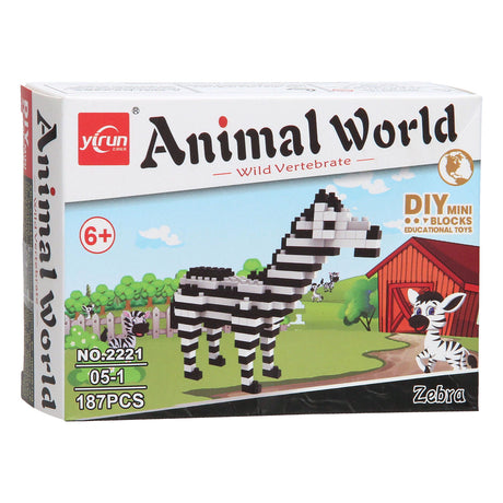 Jeu de construction animaux