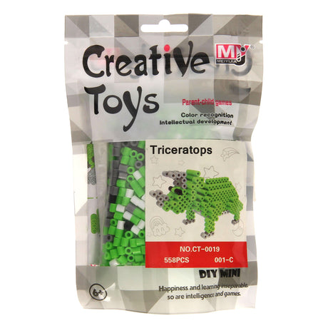Set de perles thermocollantes dinosaure