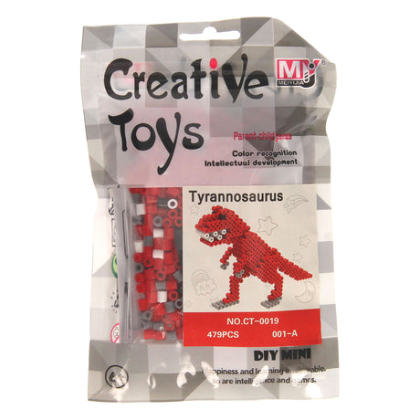 Set de perles thermocollantes dinosaure